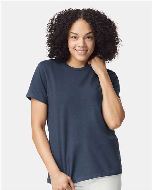 Gildan 5000L, Women's Heavy Cotton T-shirt, Blue Dusk