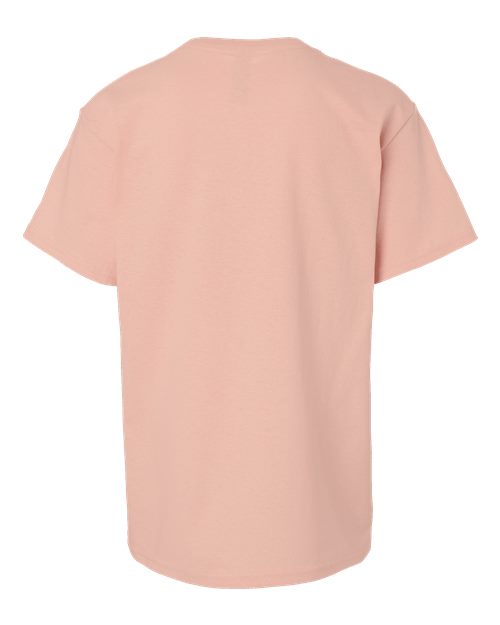 Gildan 5000B, Youth Heavy Cotton T-shirt, Dusty Rose