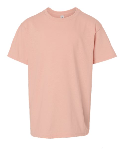 Gildan 5000B, Youth Heavy Cotton T-shirt, Dusty Rose