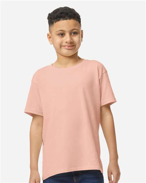 Gildan 5000B, Youth Heavy Cotton T-shirt, Dusty Rose