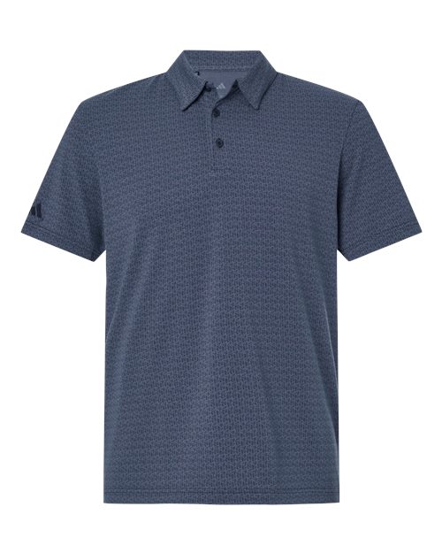 Adidas A702, Men's Blended Printed Polo, Preloved Ink