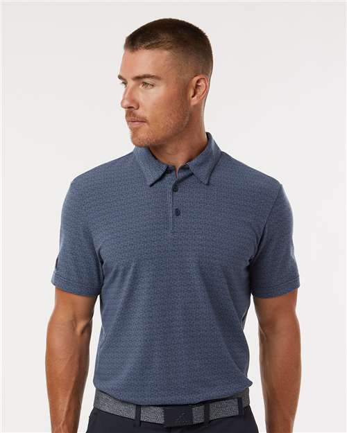 Adidas A702, Men's Blended Printed Polo, Preloved Ink