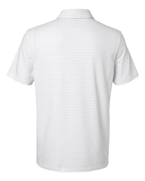 Adidas A702, Men's Blended Printed Polo, White