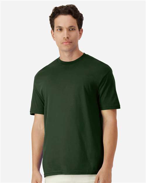 Gildan 3000, Unisex Light Cotton T-shirt, Forest Green