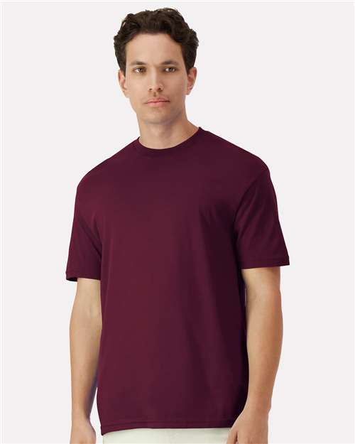 Gildan 3000, Unisex Light Cotton T-shirt, Maroon