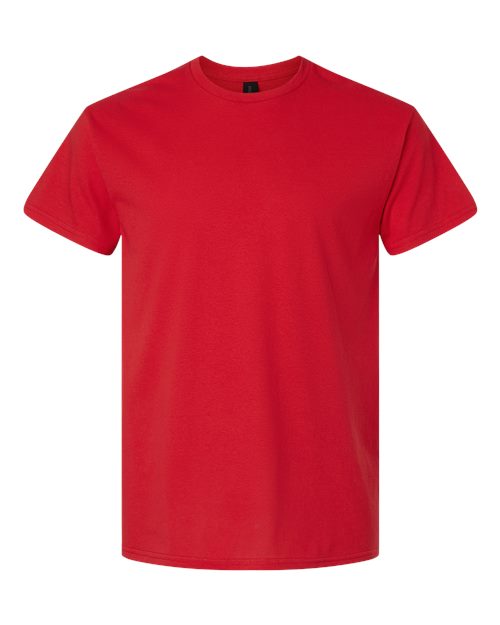 Gildan 3000, Unisex Light Cotton T-shirt, Red