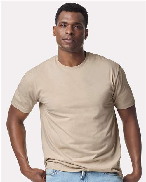 Gildan 3000, Unisex Light Cotton T-shirt, Sand