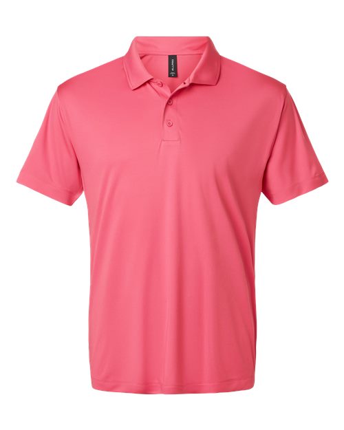 AllPro 41800, Men's Pro-lock Performance Polo, Bright Pink
