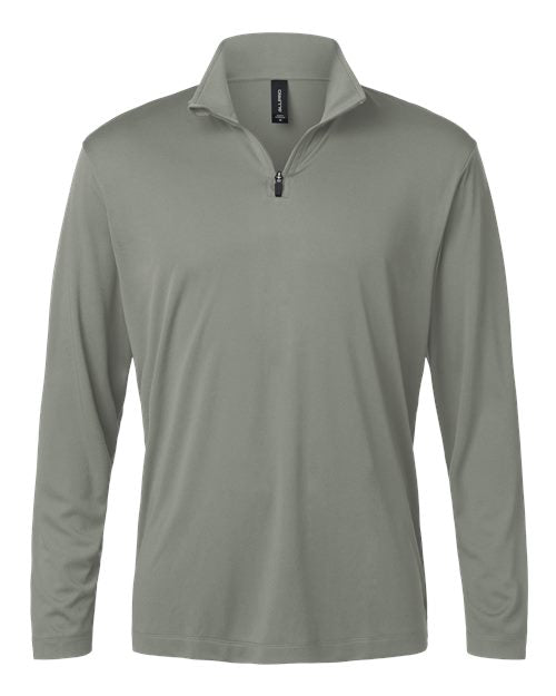 AllPro 41870, Men's Pro-lock Performance Quarter-zip Pullover, Greystone