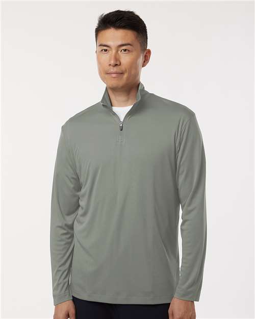AllPro 41870, Men's Pro-lock Performance Quarter-zip Pullover, Greystone