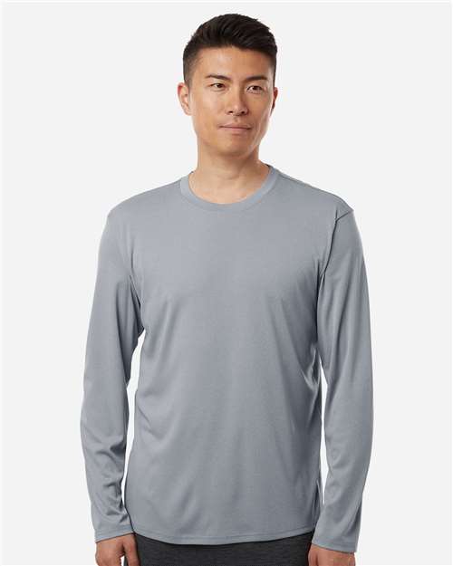 AllPro 48400, Unisex Pro-lock Performance Long Sleeve T-shirt, Heather Steel