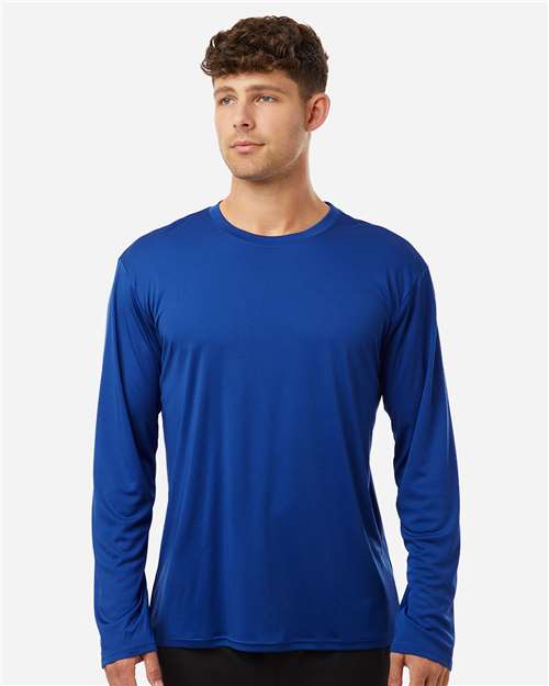 AllPro 48400, Unisex Pro-lock Performance Long Sleeve T-shirt, Royal