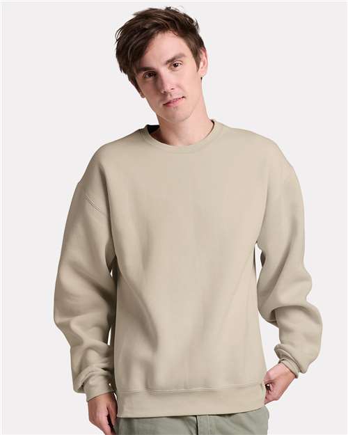 Unisex Rugged Crewneck Sweatshirt - - 12540 Putty 01435 12-12.9 oz 2025 Fleece and Outerwear C12MR Cotton Crewneck Fleece Fleece - Premium - Crew JERZEES Mens & Unisex Polyester Preshrunk Pullovers Sustainable Materials Sweatshirts Sweatshirts & Fleece Tear Away Tops
