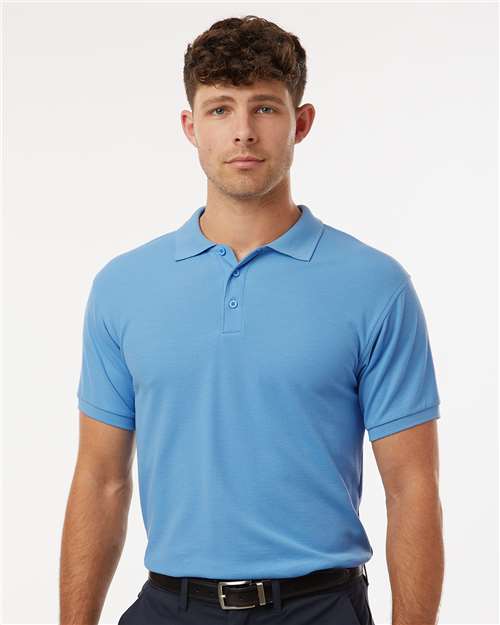 AllPro 62800, Men's Pique Polo, Carolina Blue