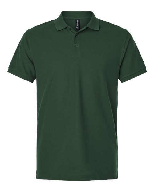 AllPro 62800, Men's Pique Polo, Forest Green