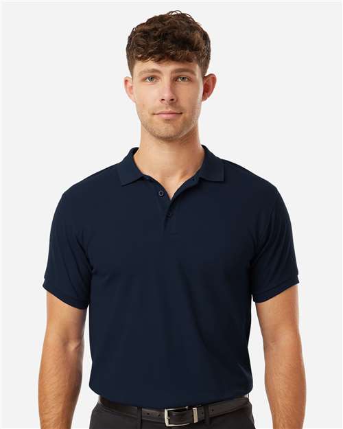AllPro 62800, Men's Pique Polo, Navy