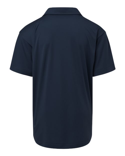 AllPro 41800Y, Youth Pro-lock Performance Polo, Navy