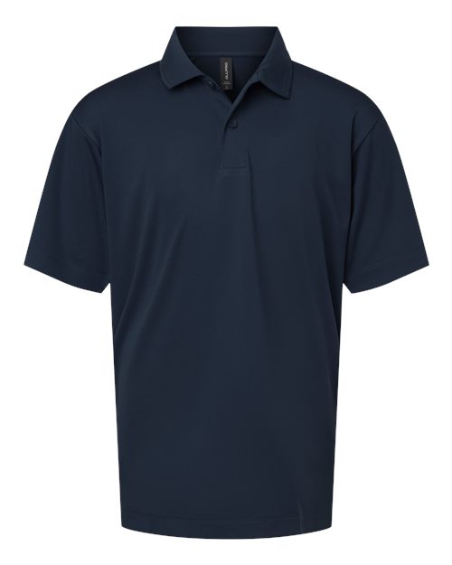 AllPro 41800Y, Youth Pro-lock Performance Polo, Navy