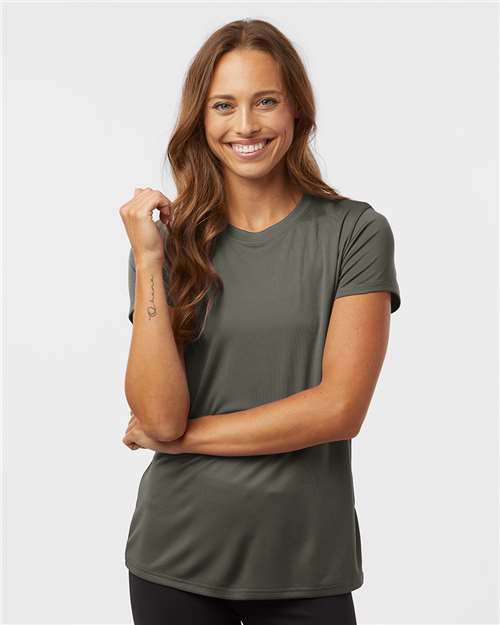 AllPro 48000L, Women's Pro-lock Performance T-shirt, Charcoal