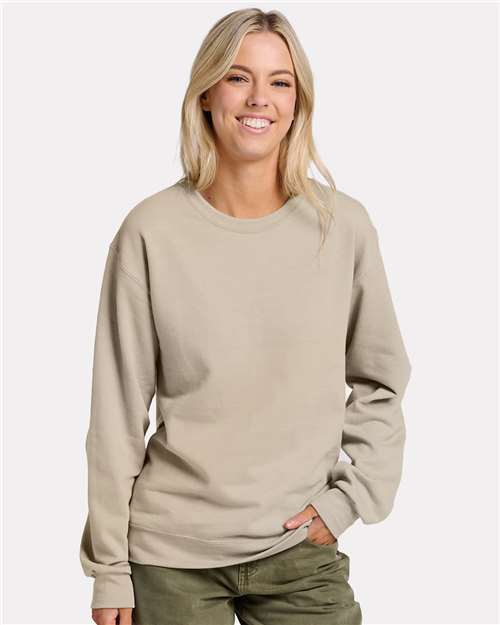 Unisex Ultimate CVC Crewneck Sweatshirt - - 12545 Putty 01735 2025 Fleece and Outerwear 7-7.9 oz Cotton Cotton - Ringspun Crewneck Fleece Fleece - Premium - Crew IC48MR JERZEES Mens & Unisex Moisture-Management Playbook - School & Team Back to School K-12 Playbook - School & Teams Playbook Summer to School Polyester Preshrunk Pullovers Sustainable Materials Sweatshirts Sweatshirts & Fleece Tear Away Tops
