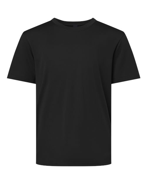 AllPro 48000Y, Youth Pro-lock Performance T-shirt, Black