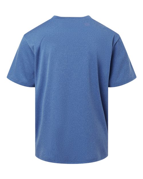 AllPro 48000Y, Youth Pro-lock Performance T-shirt, Heather Royal