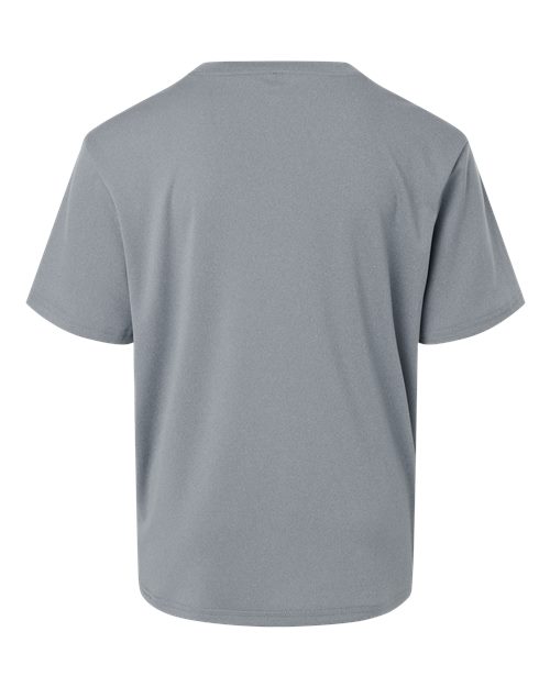 AllPro 48000Y, Youth Pro-lock Performance T-shirt, Heather Steel
