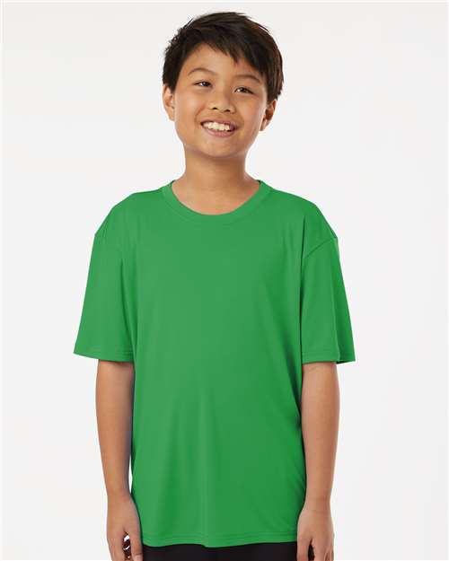 AllPro 48000Y, Youth Pro-lock Performance T-shirt, Kelly Green