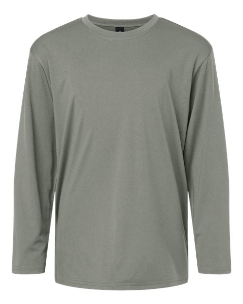 AllPro 48400Y, Youth Pro-lock Performance Long Sleeve T-shirt, Greystone