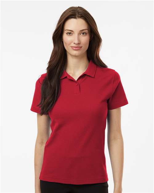 Women's Pique Polo - - 12549 Red 01096 2025 Polo Guide 2025 Polo Guide Uniforms 2025 Polo Guide Uniforms - Workwear & Industrial 6-6.9 oz 62800L AllPro AllPro Pro-Lock Cotton Get the Look - AllPro - 3 Polos Polos & Knits Polyester S&S Exclusive Brands Say Yes to S&S Short Sleeves Side Seams Socially Conscious Manufacturing Sport Shirts Sustainable Manufacturing Sustainable Styles Tear Away Tops Triple Threat Essentials Womens