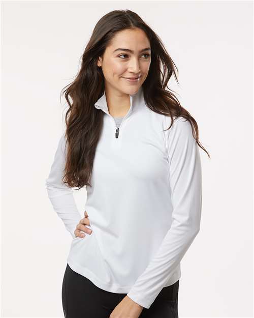 AllPro 41870L, Women's Pro-lock Performance Quarter-zip Pullover, White