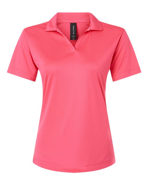AllPro 41800L, Women's Pro-lock Performance Polo, Bright Pink