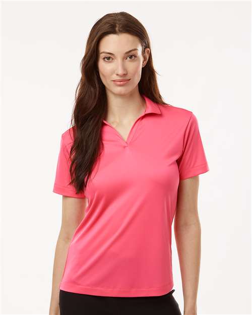 AllPro 41800L, Women's Pro-lock Performance Polo, Bright Pink
