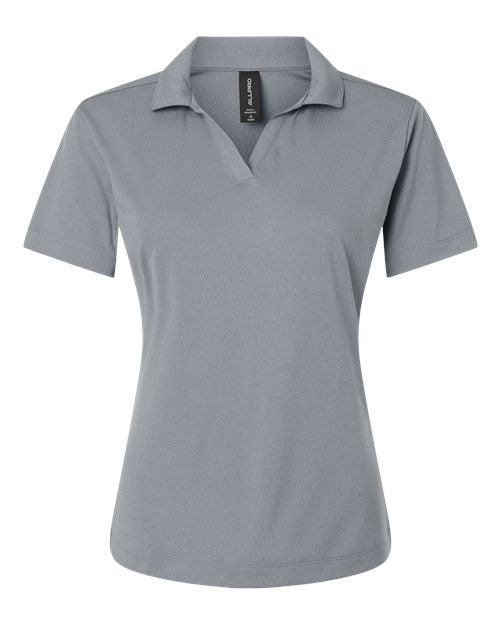 AllPro 41800L, Women's Pro-lock Performance Polo, Heather Steel
