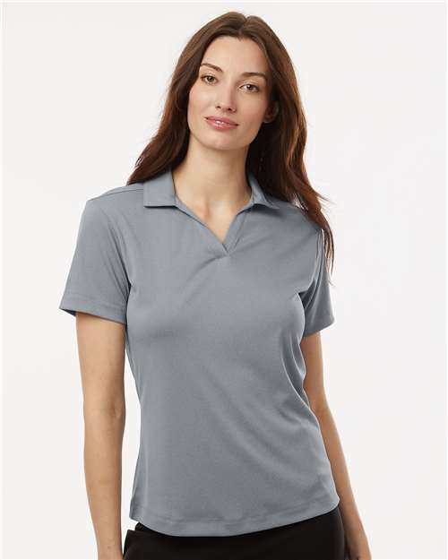 AllPro 41800L, Women's Pro-lock Performance Polo, Heather Steel