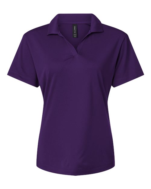 AllPro 41800L, Women's Pro-lock Performance Polo, Purple
