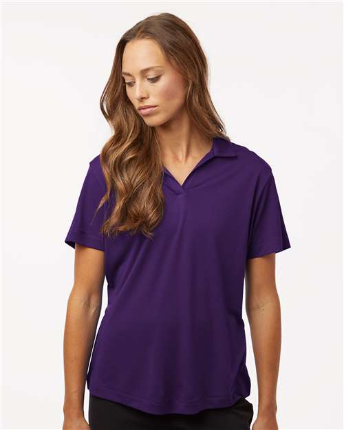 AllPro 41800L, Women's Pro-lock Performance Polo, Purple