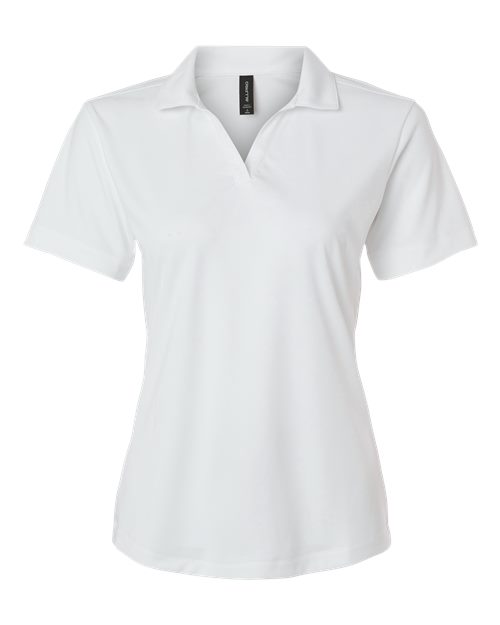 AllPro 41800L, Women's Pro-lock Performance Polo, White