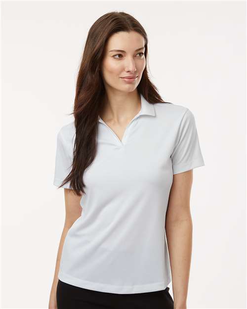 AllPro 41800L, Women's Pro-lock Performance Polo, White