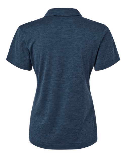 AllPro 4HM00L, Women's Pro-lock Performance Mélange Polo, Navy Melange