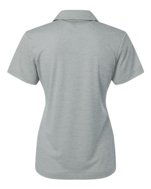 AllPro 4HM00L, Women's Pro-lock Performance Mélange Polo, Silver Melange