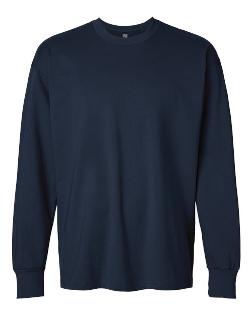 Next Level 7211, Unisex Heavyweight Long Sleeve Tee, Midnight Navy