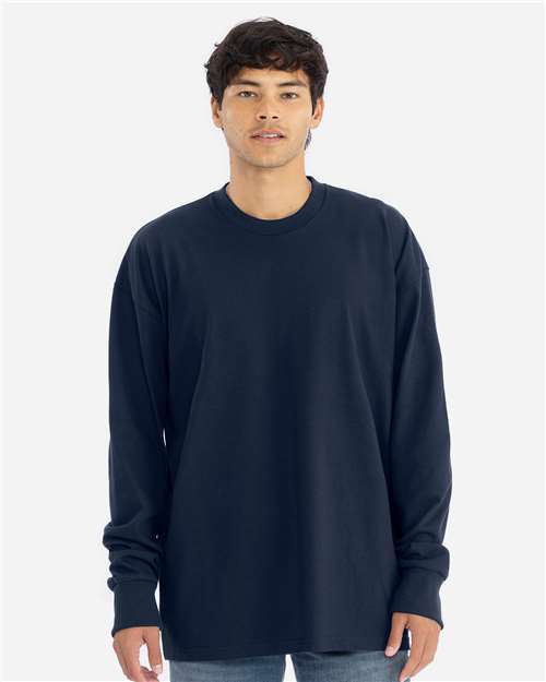 Next Level 7211, Unisex Heavyweight Long Sleeve Tee, Midnight Navy