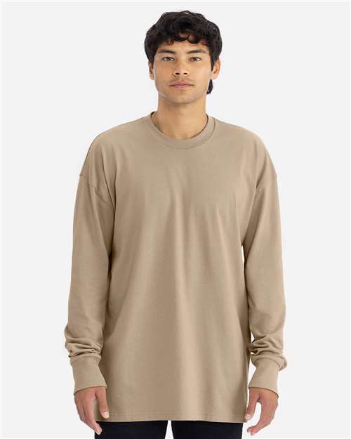 Next Level 7211, Unisex Heavyweight Long Sleeve Tee, Tan