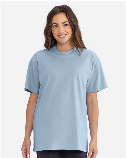 Next Level 7200, Unisex Heavyweight Tee, Stonewash Denim