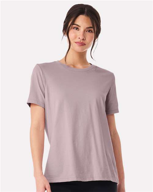 BELLA + CANVAS 6400, Women’s Relaxed Jersey Tee, Pink Gravel