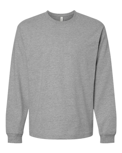BELLA + CANVAS 4651, Unisex 7.5 Oz Heavyweight Long Sleeve Tee, Athletic Heather