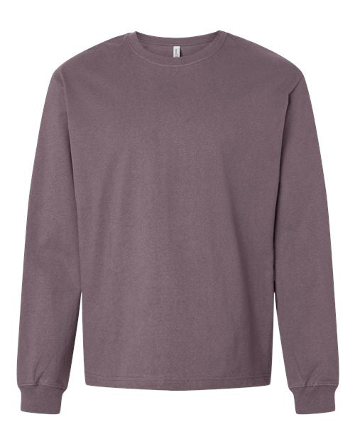 BELLA + CANVAS 4651, Unisex 7.5 Oz Heavyweight Long Sleeve Tee, Purple Storm