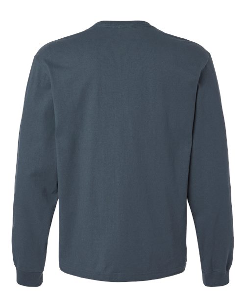 BELLA + CANVAS 4651, Unisex 7.5 Oz Heavyweight Long Sleeve Tee, Vintage Navy