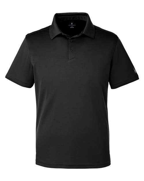 Spyder S16532, Men's Freestyle Polo, Black